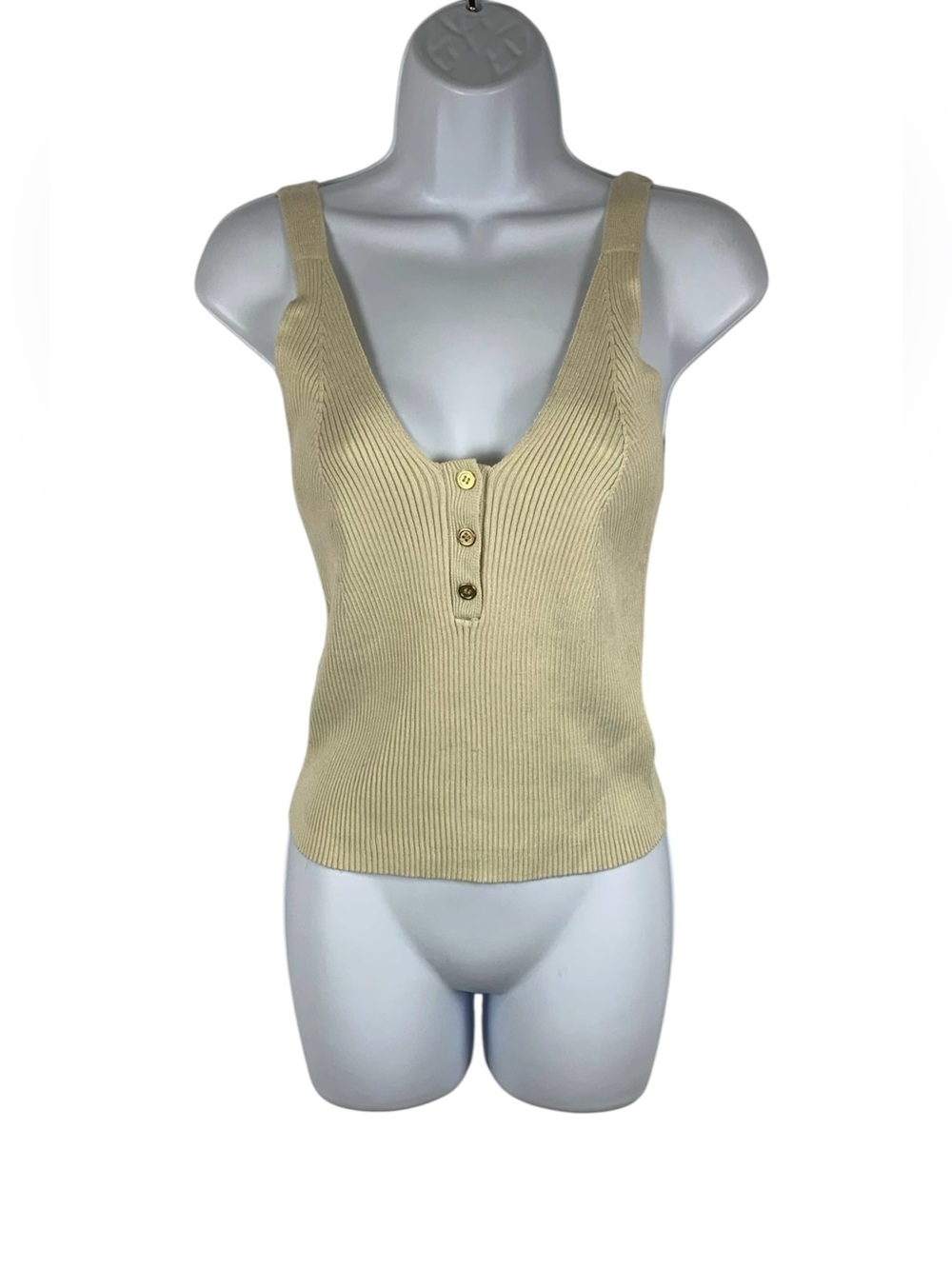 And Now This Cream Ribbon Tank Top